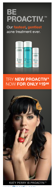 Katy Pery Proactiv Advertising Campaign Katy Pery Proactiv Advertising Campaign